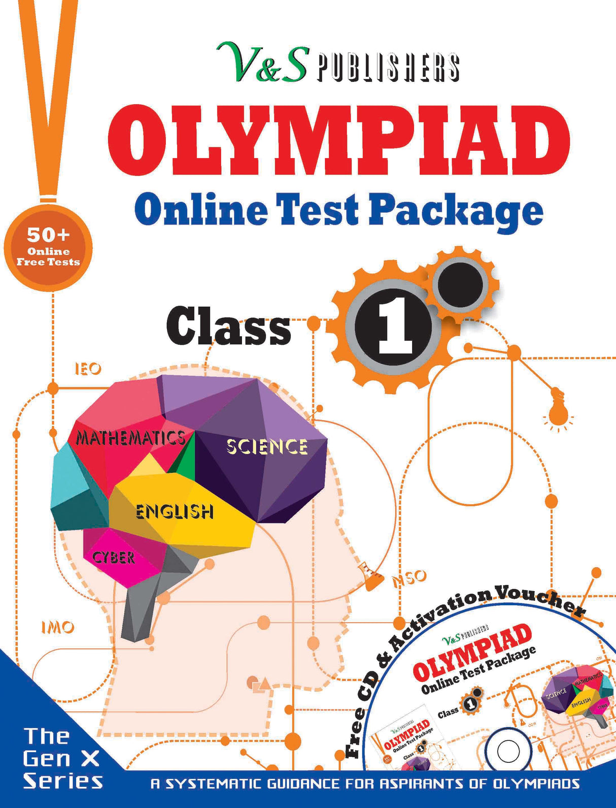 Olympiad Online Test Package Class 1 (Free CD With Activation Voucher): 50 Model Tests, Instant results, 24x7 Online support, Performance analysis
