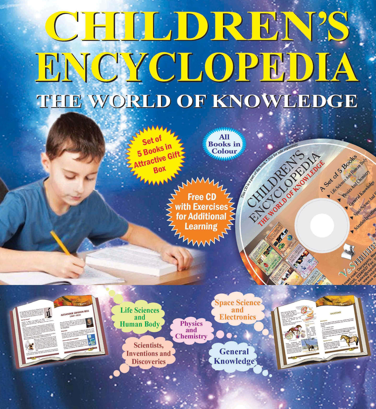Children's Encyclopedia - The World Of Knowledge (With Dropbox): Familiarising children with the general worldly knowledge