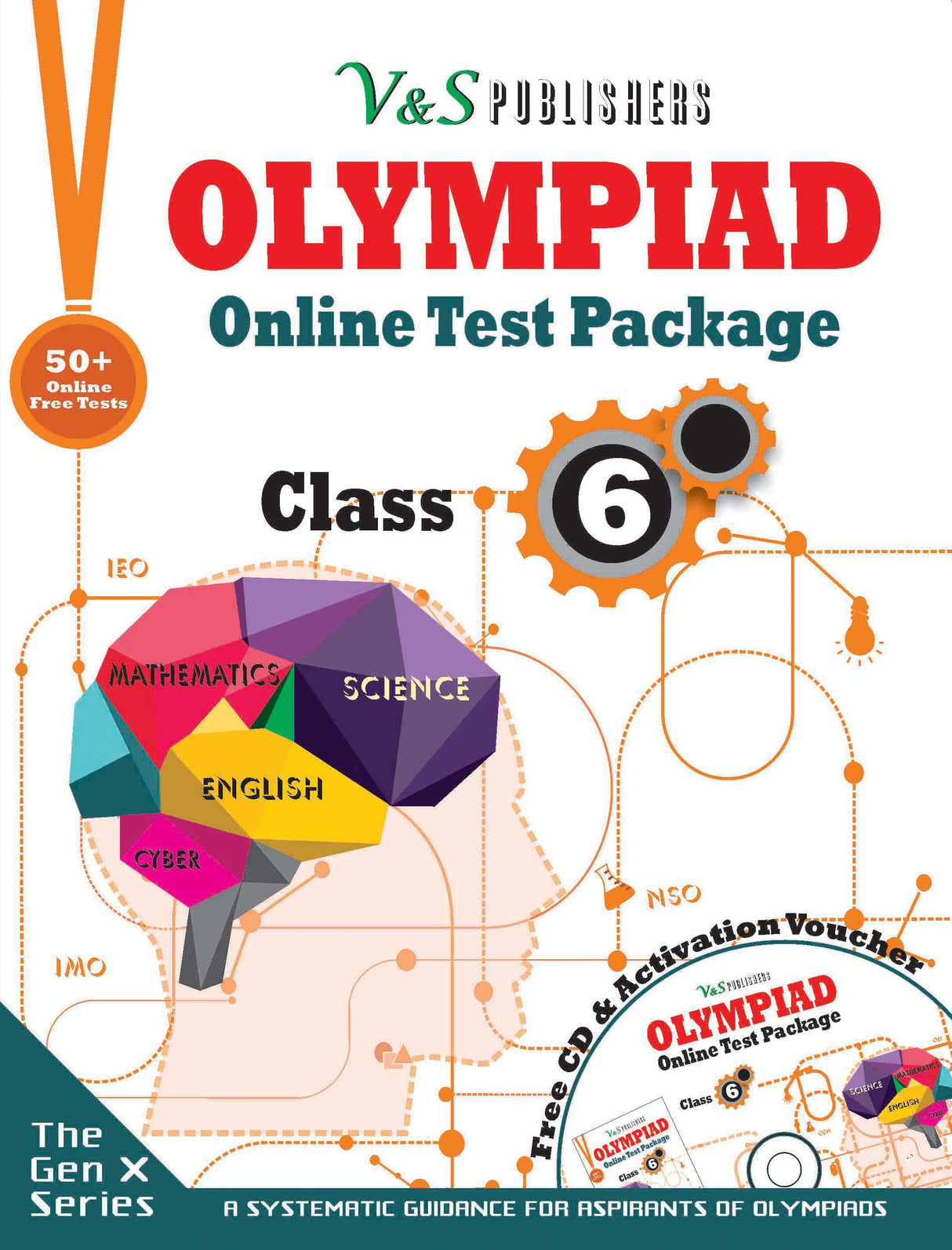 Olympiad Online Test Package Class 6 (Free CD With Activation Voucher): 50 Model Tests, Instant results, 24x7 Online support, Performance analysis