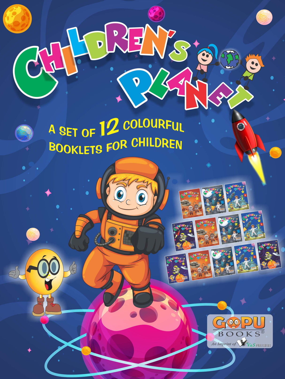 Children Planet Gift Set of 12 Books: A Set of 12 Colourful Booklets for Children