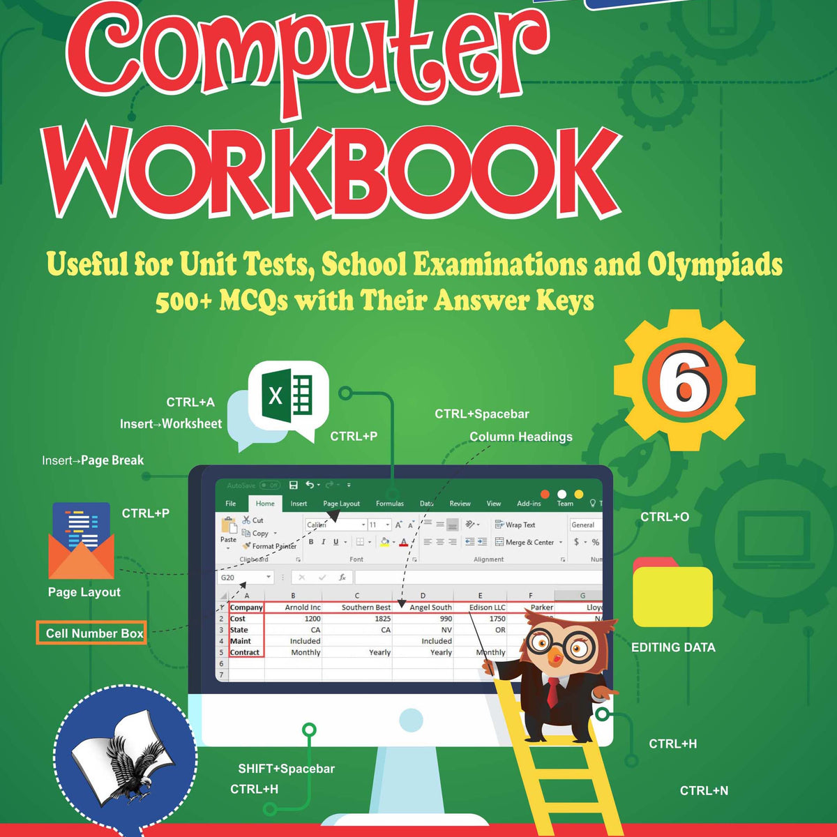 Computer Workbook Class 6: Useful for Unit Tests, School Examinations ...