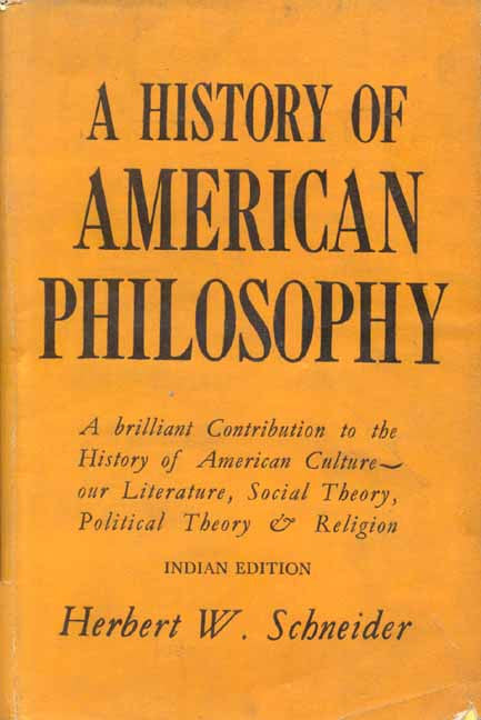 History of American Philosophy